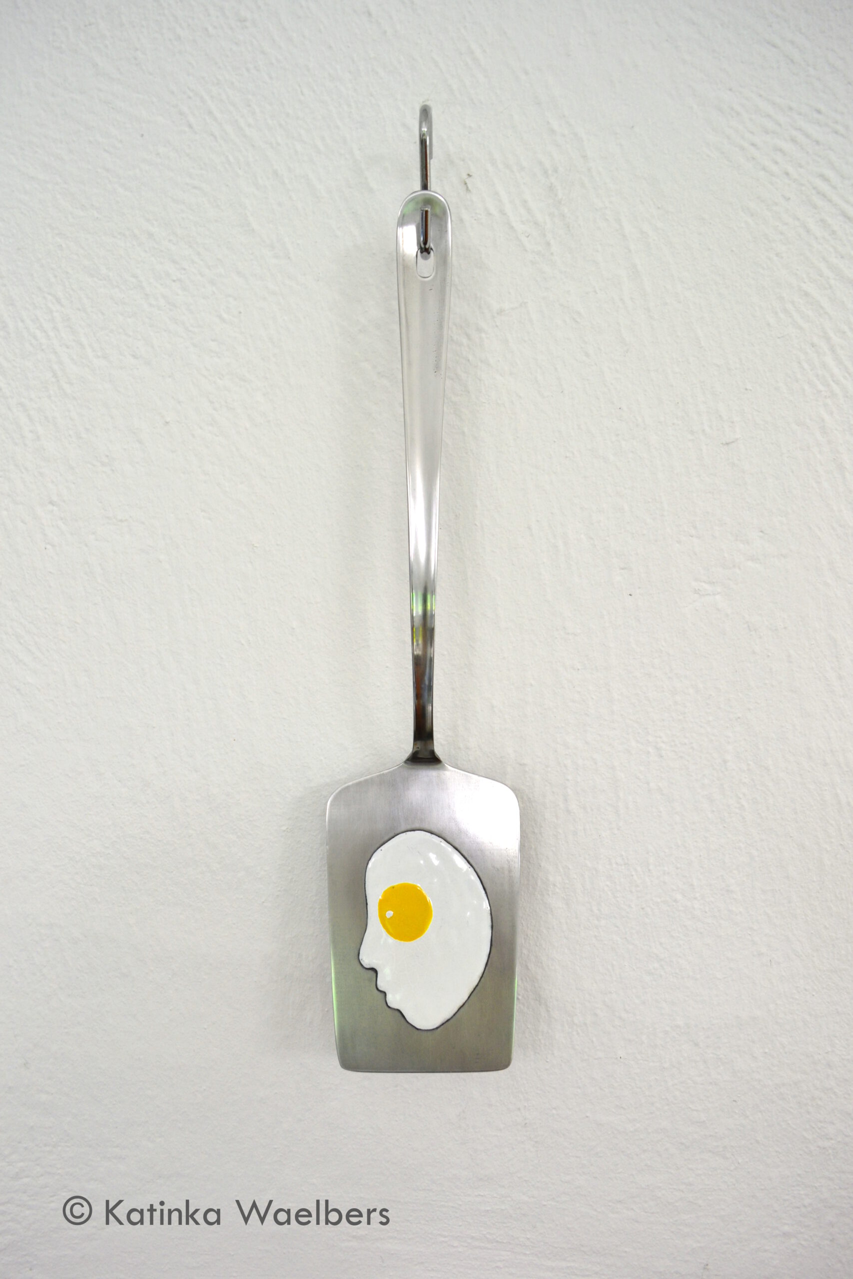 Waelbers - a good egg - industrial enamel - Stainless steel - 10x40 cm